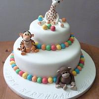 Favourite Toys 1st Birthday Cake