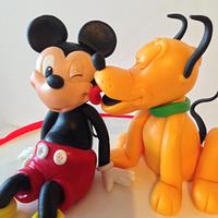 Mickey & Pluto