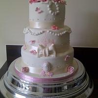 My first wedding cake 