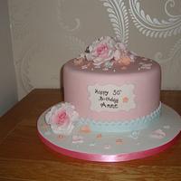 Happy birthday cake vintage style :-)