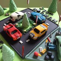 Sports cars/Road/Mechanic cake?