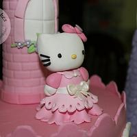 Hello Kitty Princess Theme Cake