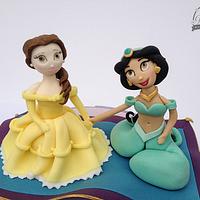 Belle and Jasmine figures :)