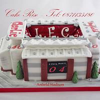 Anfield Football Stadium Cake