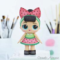 Cute Doll Cake Topper