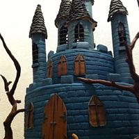 Halloween Castle Cake.