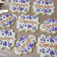 Purple Rose Cookies