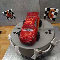 McQueen birthday cake
