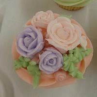 Garden themed cupcakes!