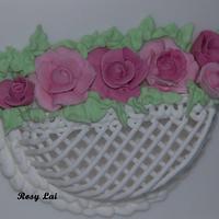 My Lambeth style cake- La delicatezza delle rose 