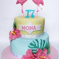FLAMINGOS CAKE FLAMINGOS CAKE