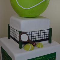 Tennis Bar Mitzvah cake