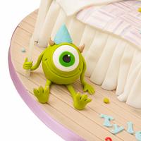 Monsters Inc Bed Cake