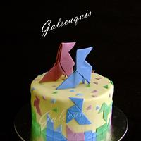 Origami cake