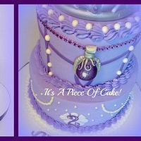 Sofia the First Buttercream w/Fondant Accents