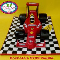 Formula 1 Ferrari Car Cake 
