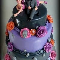 Gothic Wedding cake