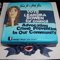 Birthday Cake for a Rotorua Council Candidate 