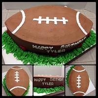 Football / Razorbacks Birthday Cake 2013