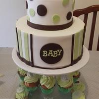 Baby shower cake