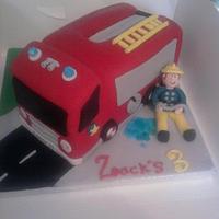 Fireman Sam Themed Cake