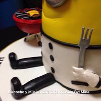 Minion Chef Cake