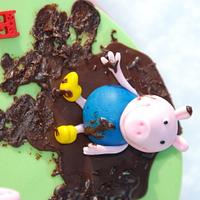 Peppa pig and muddly puddles