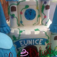 cinderella castle cake