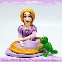 Tangled Rapunzel "The Girl With The Golden Hair" & Pascal! 