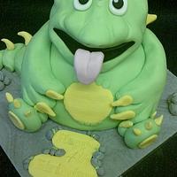 3d dinosaur cake 
