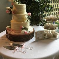 Tulip wedding cake