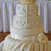 Designer Dress Wedding Cake - Benjamin Roberts 