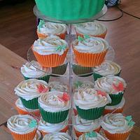 my first giant cupcake tower!