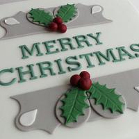 Christmas decoration cake