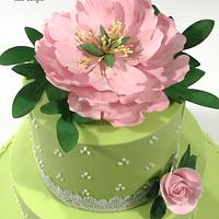 Peony cake