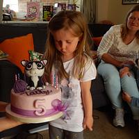 My little girls Birthday Cake