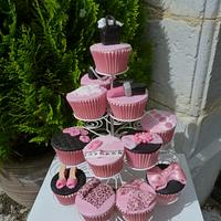 Fashion designer cupcakes
