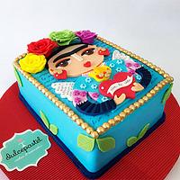Frida Kahlo Cake - Torta Frida Kahlo