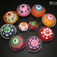 multicolors cupcakes