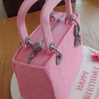 Pink Christian Dior Hand Bag xx