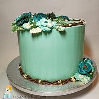 Buttercream Flower Cake !