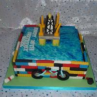 A Sporting theme cake with a bit of a twist.. 