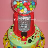 Gumball Machine Cake
