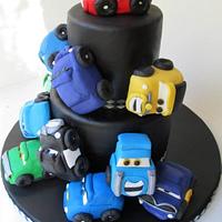 Cars 2nd birthday cake