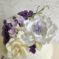 Ivory & Purple Wedding
