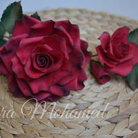 Gumpast red rose