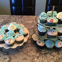 Shower cupcakes 