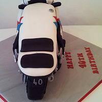 3D Motorbike Birthday Cake