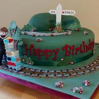 Sonia's 50th birthday cake