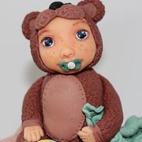 Teddy baby Anne geddes style